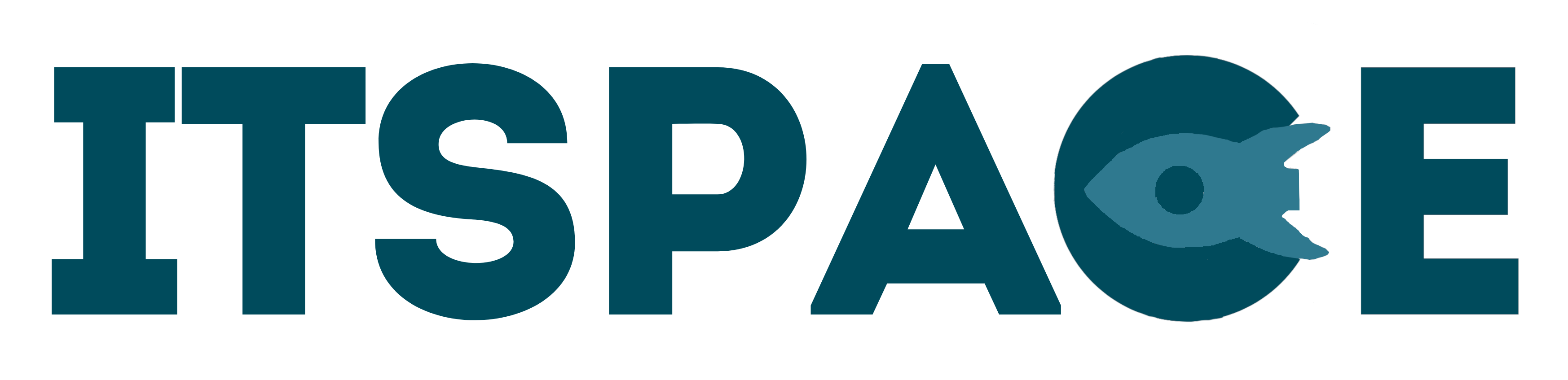 Logo de ITSpace: la palabra ITSPACE con un cohete que atraviesa la letra C
